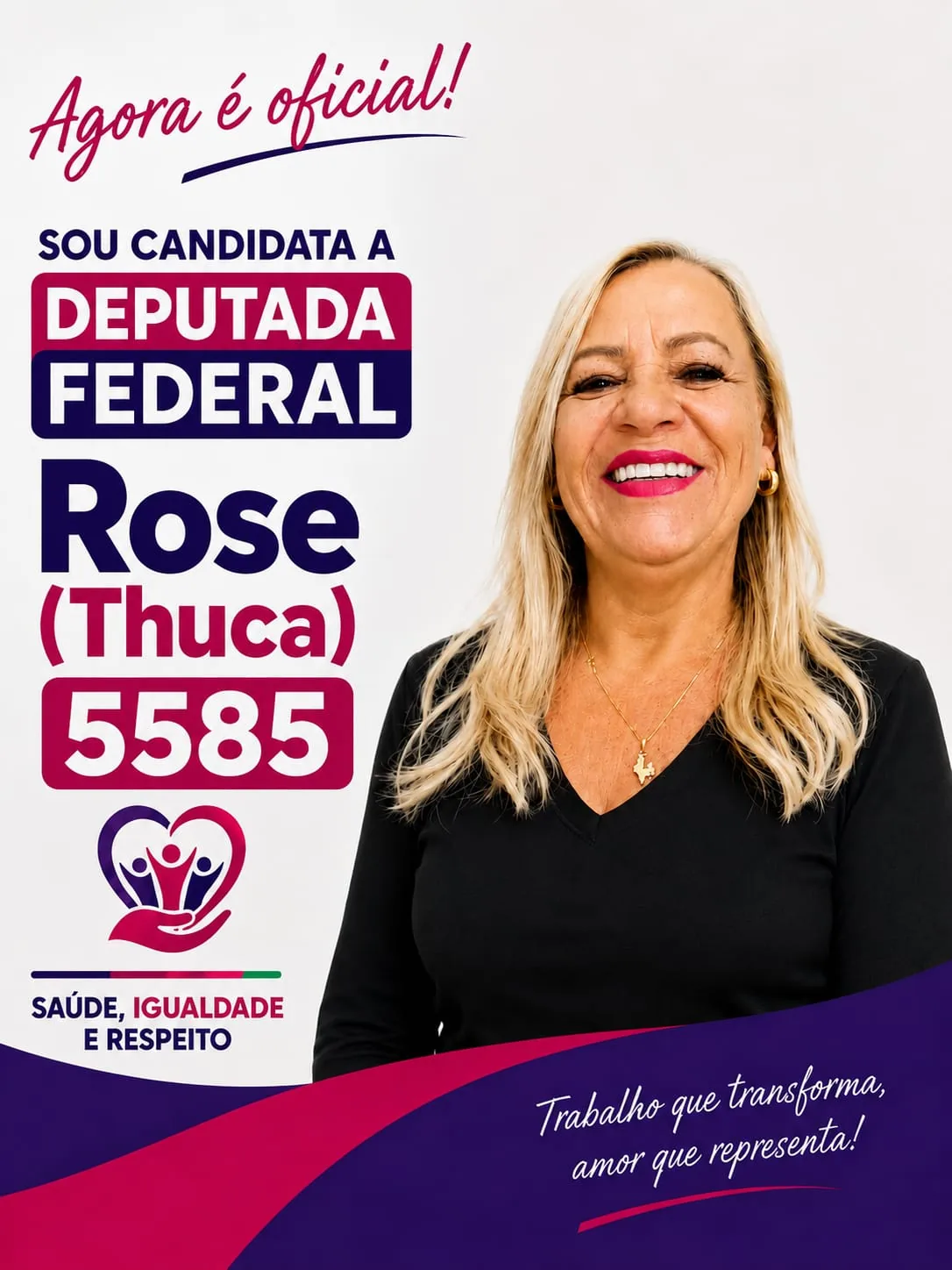 Material de campanha de Rose Thuca, candidata a deputada federal 5585